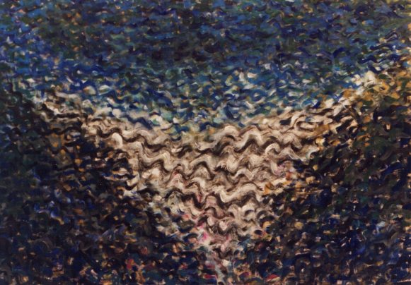 il mare è profondo, 1986 acrilico su tela collezione privata